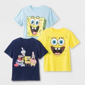 Toddler boys Nickelodeon SpongeBob 3 Pk Graphic T shirt T- 2